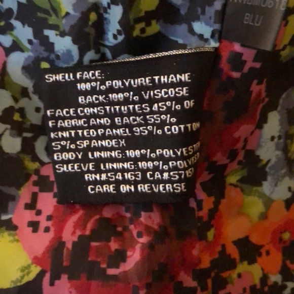 RARE Black River Faux Leather Violet/Indigo Jacket - Picture 8 of 8